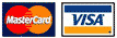 We accept MasterCard and Visa